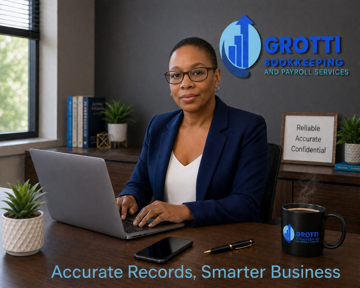 Lydia Grotti, owner of Grotti Bookkeeping and Payroll Services